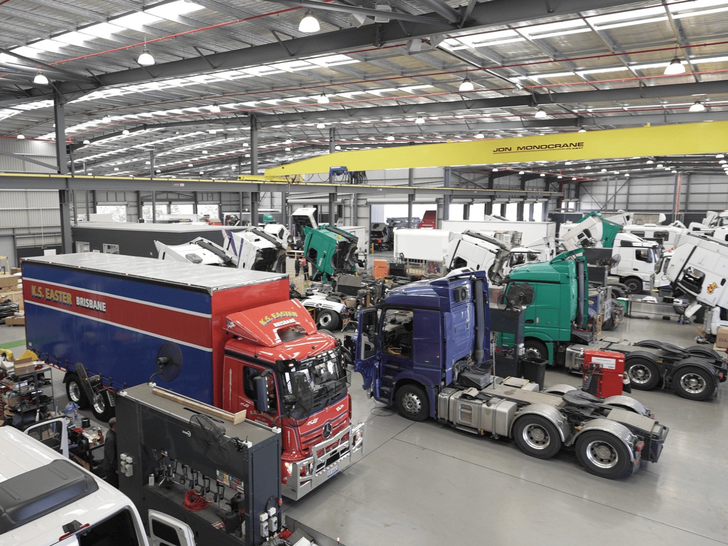 Daimer trucks facility Brisbane QLD