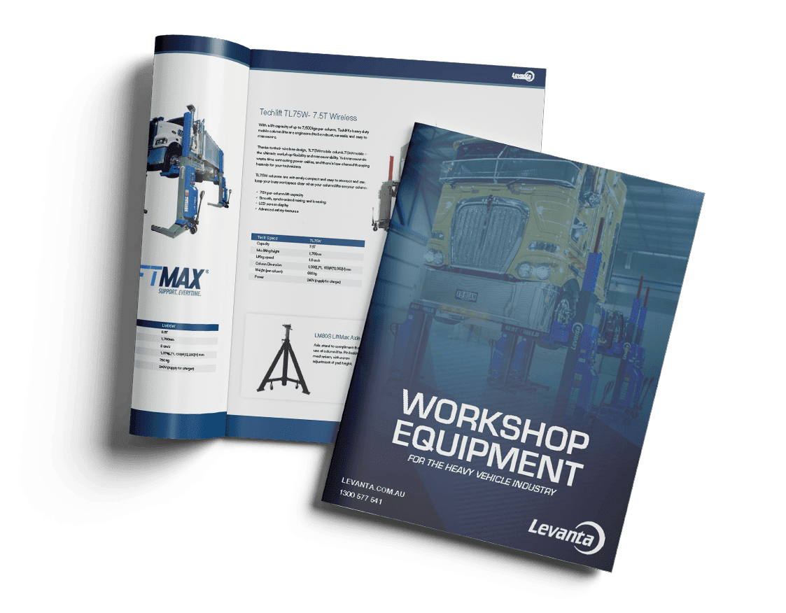 Workshop equipment for the heavy vehicle industry book